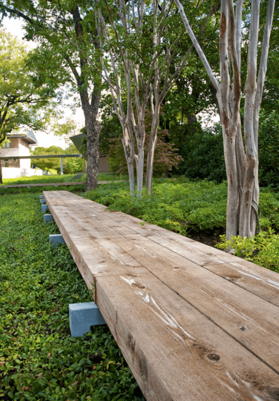 Дорожка из дерева в саду: Как сделать своими руками