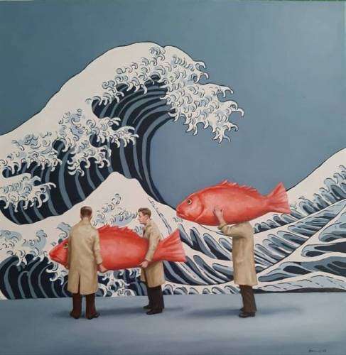 Юмористические и сатирические картины канадской художницы Тони Хэмел (24 фото)