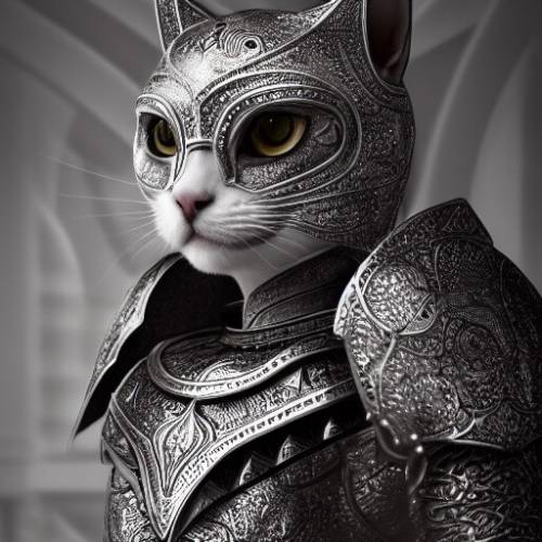 Нейросеть превратила котиков в рыцарей, и это одно из лучшего, что до сих пор создавал Искусственный Интеллект (20 фото)