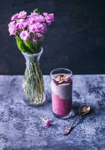 Свекольный чиа пудинг: идеальный завтрак выходного дня