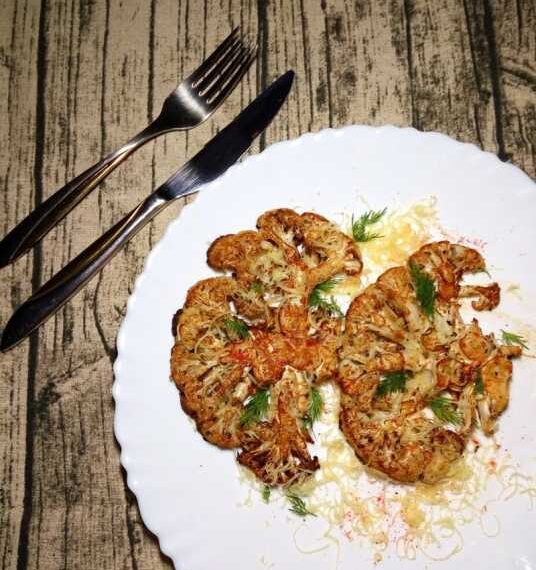 Стейк из цветной капусты