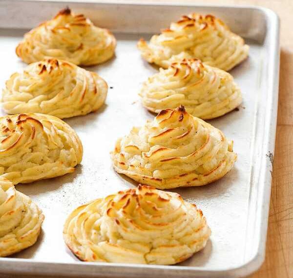 Оригінальна закуска з картопляного пюре