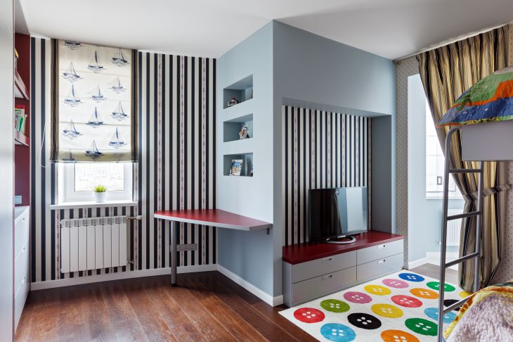 Як зонувати кімнату для двох дітей: хитрість за допомогою ширми