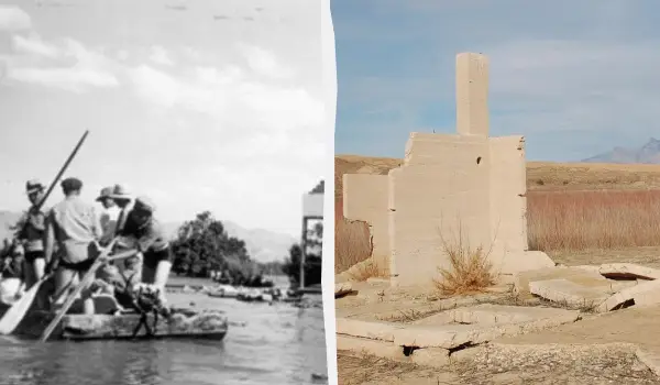 Місто 1930-х років виринуло з води у США
