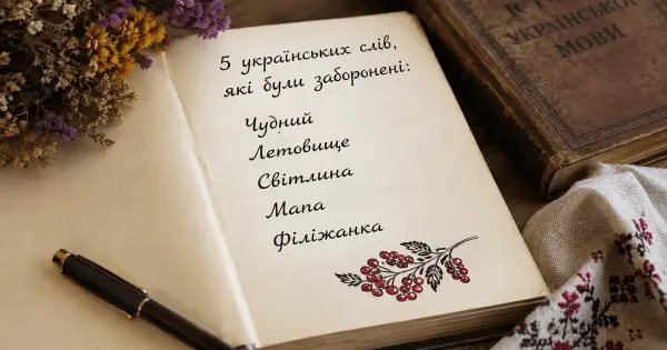 П’ять заборонених українських слів, що здобули друге життя