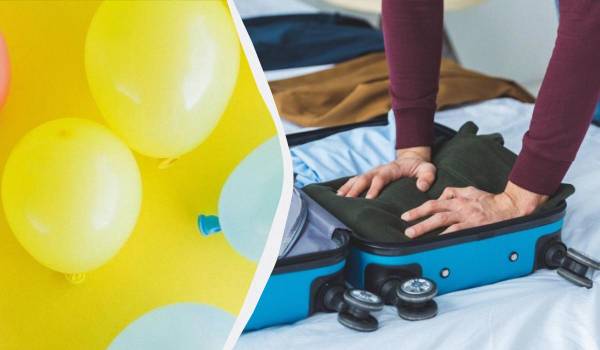 Наповніть валізу повітряною кулькою: лайфхак для подорожей