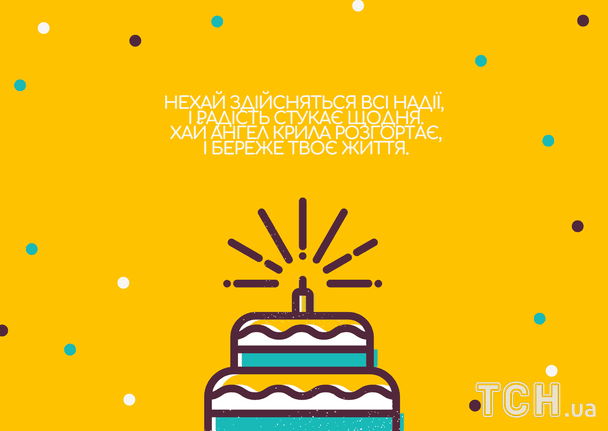 Привітання з днем народження