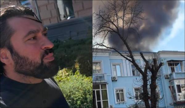 Відомий ведучий з’явився поруч із студією “Люкс ФМ” у Києві