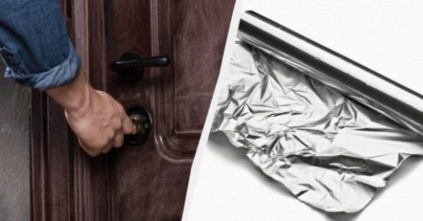 Фольга на дверній ручці: неочікуваний лайфхак для безпеки оселі