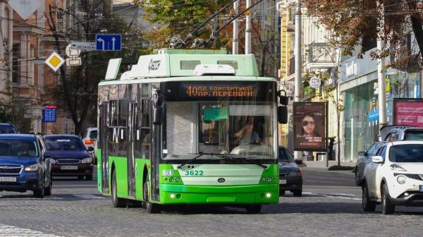 Харківські тролейбуси №12 та 40 тимчасово змінять маршрути